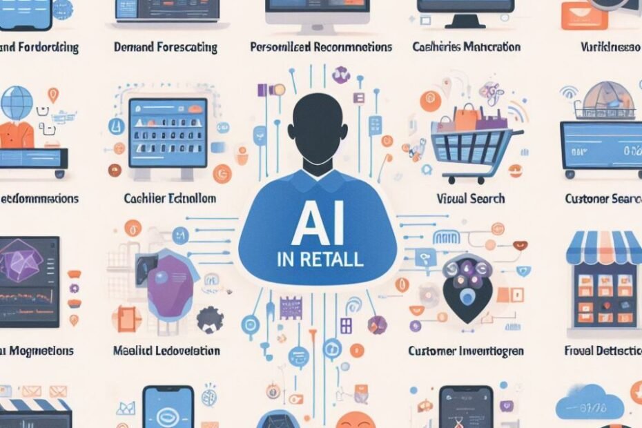 AI in retail infographic
